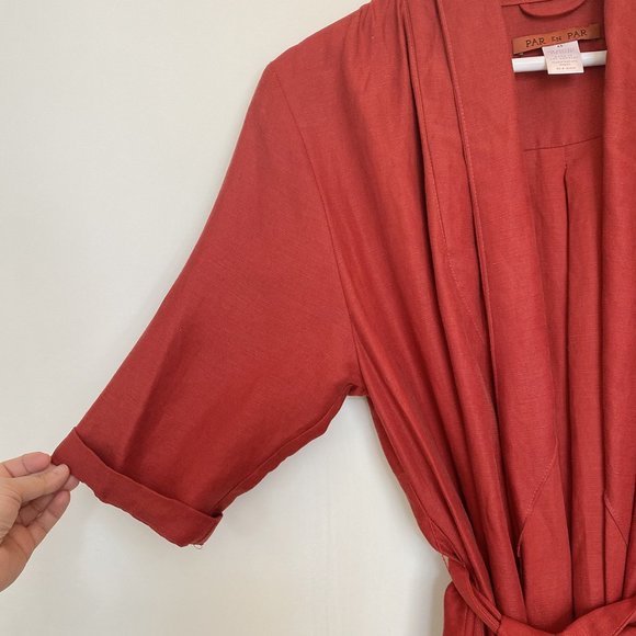 Par en Par convertible wrap dress in Rust XS - Picture 8 of 8